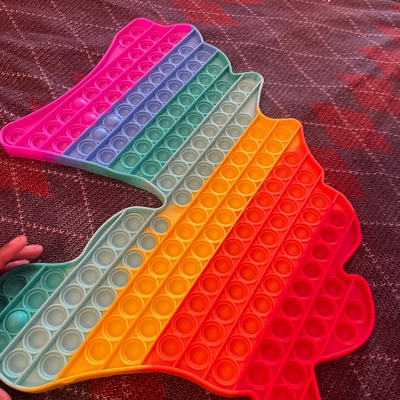 Unicorn jumbo pop it ice cream hat - Picture 2 of 4